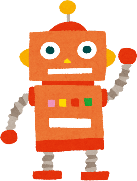 Colorful Robot Toy Illustration